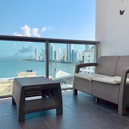 Cartagena Oceanview Escape Pool, Jacuzzi & Gym In Bocagrande 아파트 외부 사진